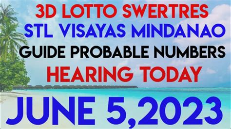 swertres hearing today mindanao 2023|(June 11,2023 ) Swertres hearing today and stl .